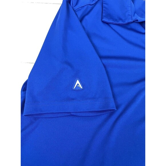 New York Giants Antigua Polo Shirt Men's M Royal Blue Lightweight Logo - Picture 7 of 8